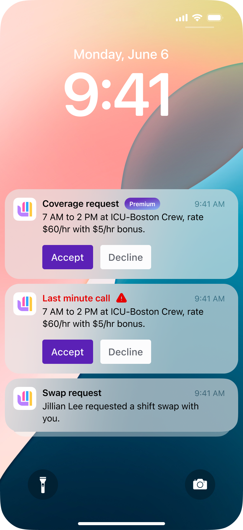 LastMinute mobile notifications